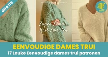 Download Gratis breien eenvoudige dames trui met Instructies