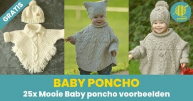 Gratis PDF breien baby poncho Download voor Beginners